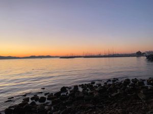 Zachód słońca w Chorwacji